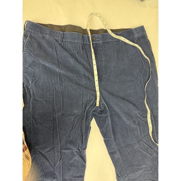 Jos A Bank Executive Collection Blue Corduroy Dress Pants Big & Tall Size 48*29L - Picture 3 of 6